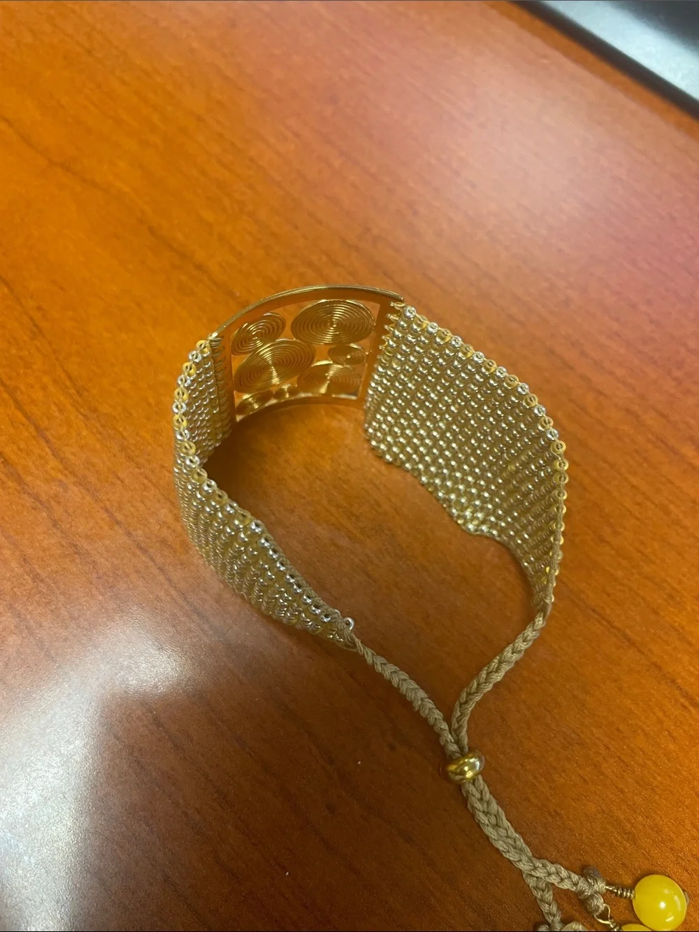 Gold Statement Cuff Bracelet - Women Accessories